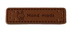 Nášivka  HAND MADE králík 50x15mm