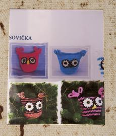 Návod háčkovaná SOVIČKA