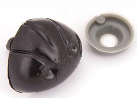 Čumáček 25x19 mm černý