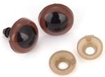 Očička 16 mm hnědá