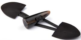 Knoflík 50 mm roh-kůže tmavě hnědý kabátový